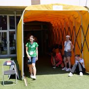 GSP vă prezintă în exclusivitate imagini de pe stadionul unde se desfășoară și FOTE 2025, și meciul Shkendija - FCSB! Cum arată gazonul // FOTO: Andrei Furnigă (GSP)