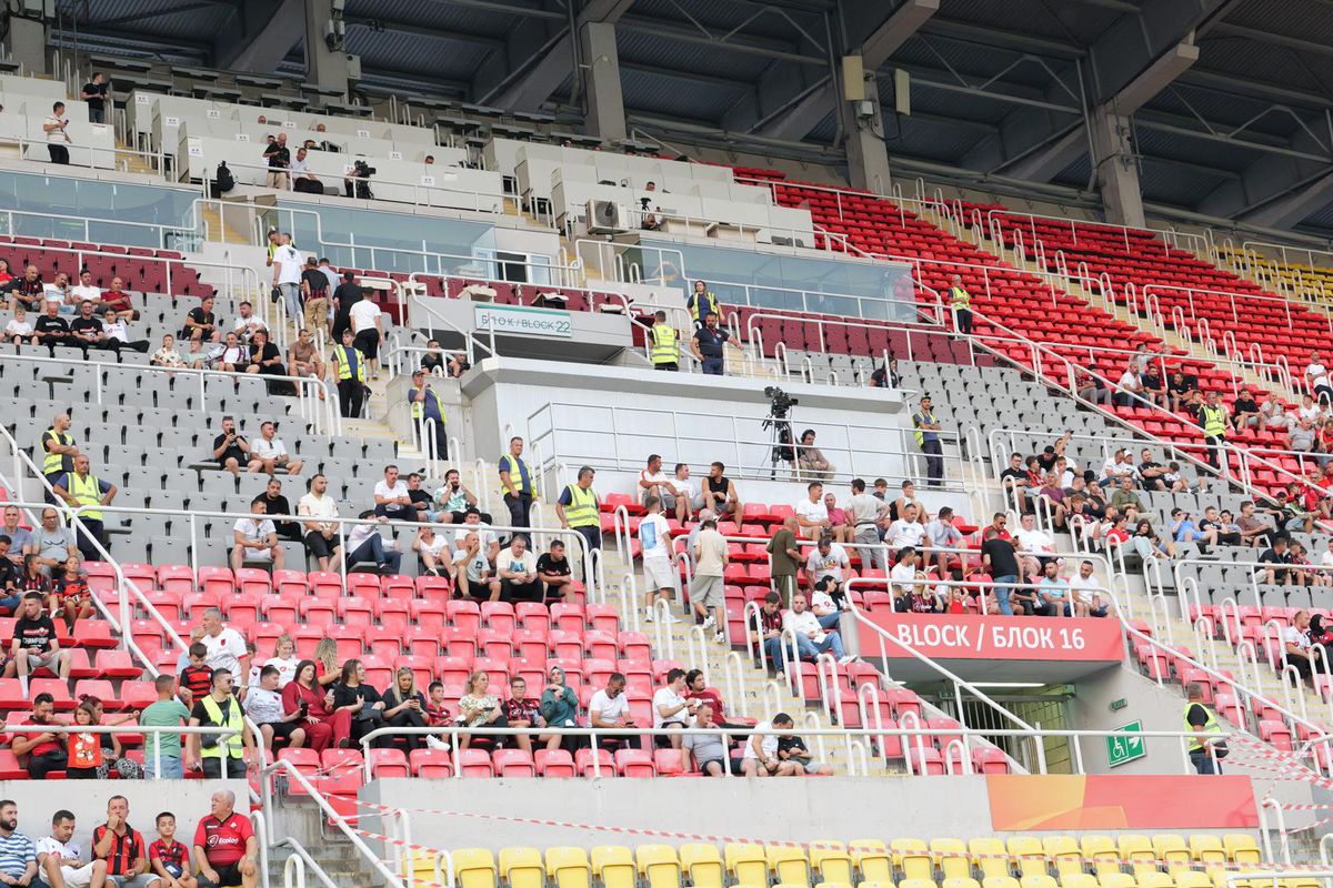 Imagini de la încălzire, înainte de Shkendija - FCSB