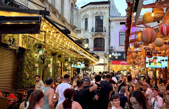 Shkendija – FCSB sau „Insula Iubirii”? » Care a fost raportul de forțe în Centrul Vechi din București: „Dă drumul la TV că începe!”