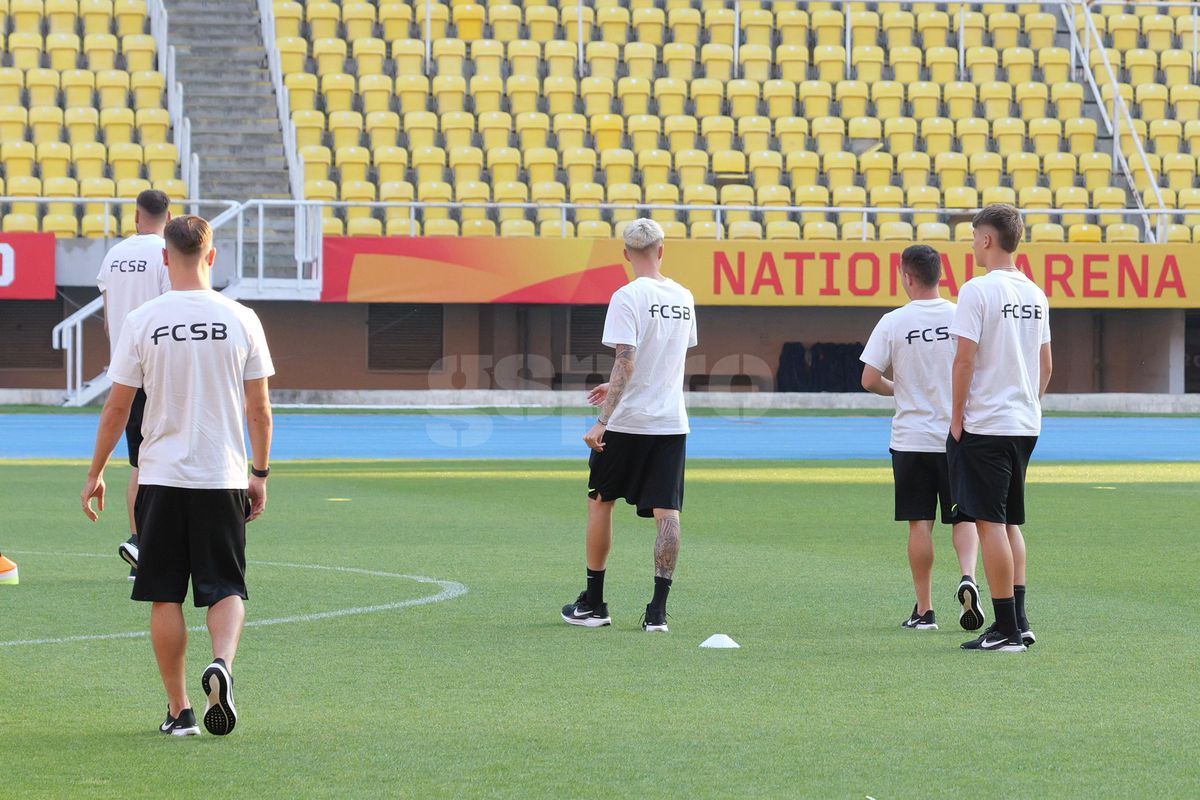 Imagini de la stadion, înainte de Shkendija - FCSB