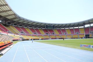 În pauza de la FOTE! Cum se prezintă gazonul de pe stadionul unde FCSB atacă, diseară, calificarea la Skopje