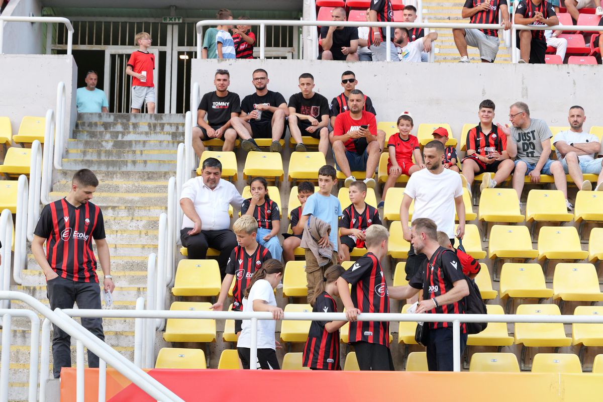 Imagini de la încălzire, înainte de Shkendija - FCSB