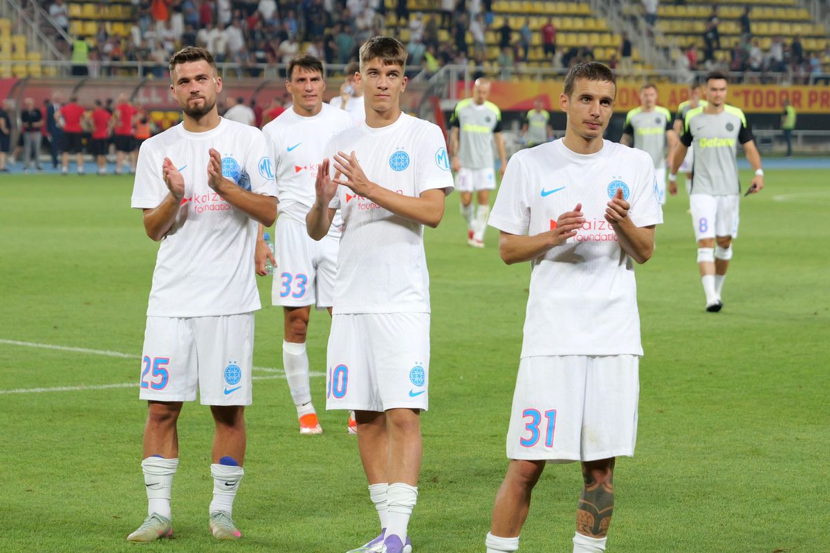 Imagini de la finalul meciului Shkendija - FCSB / FOTO: Andrei Furnigă (GSP.ro)