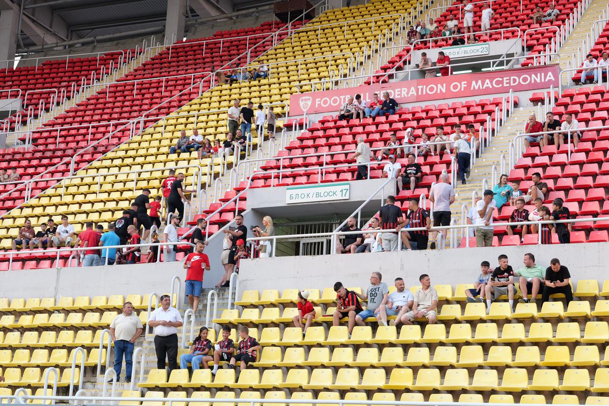Imagini de la încălzire, înainte de Shkendija - FCSB