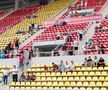 Imagini de la încălzire, înainte de Shkendija - FCSB/ foto: Andrei Furnigă (GSP)