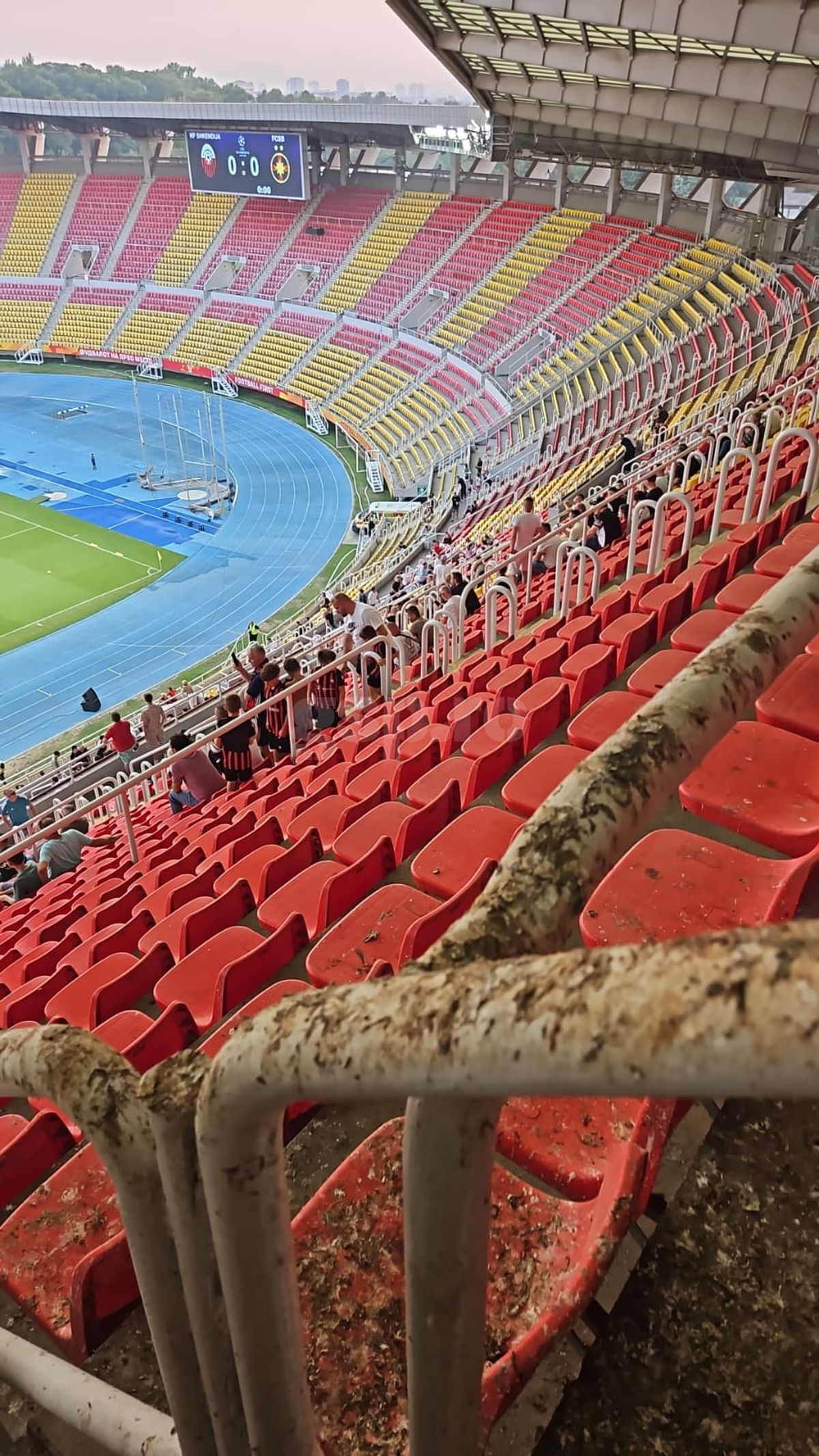 Masa presei pe stadionul „Todor Proeski" Skopje, la Shkendija - FCSB