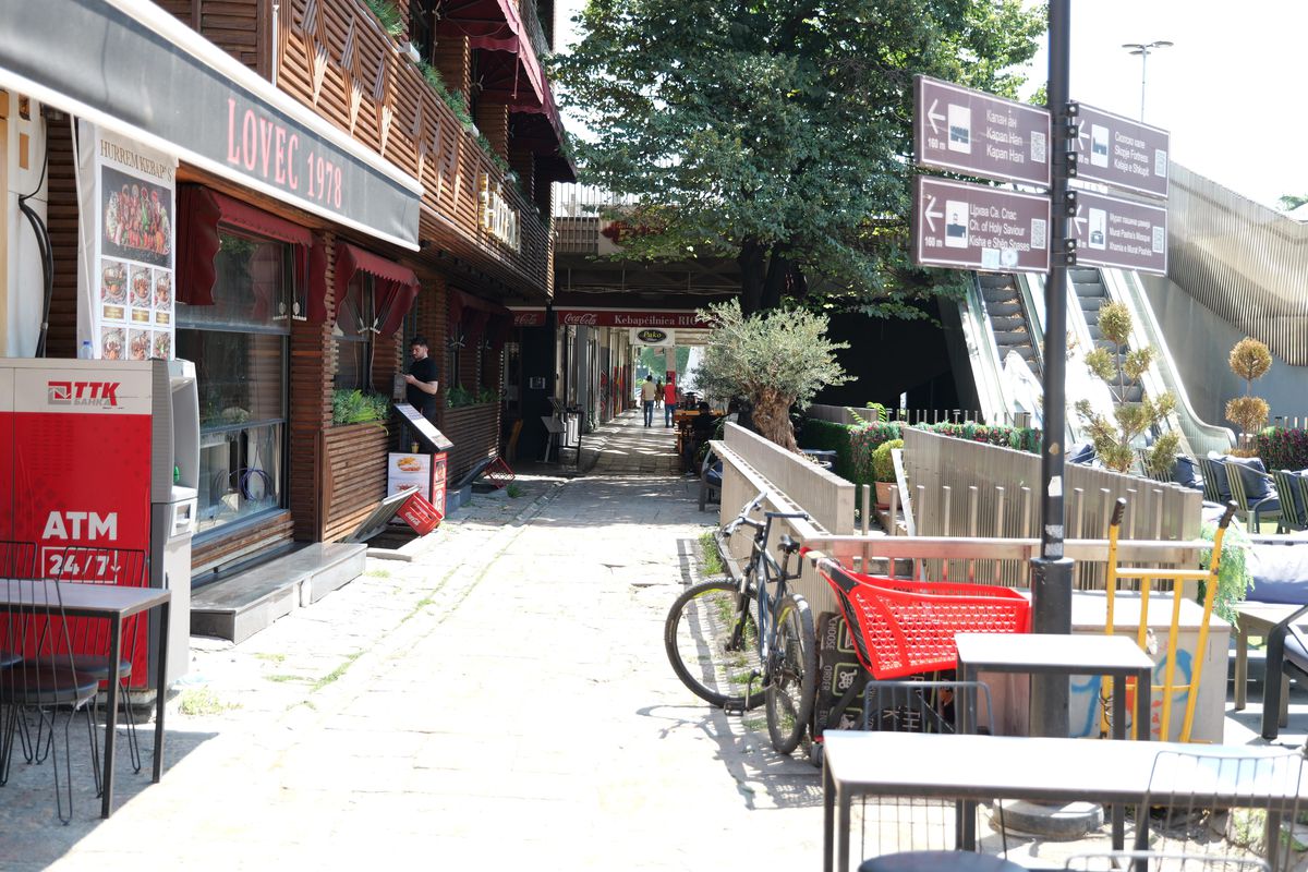Imagini de pe străzile din Skopje înaintea meciului Shkendija - FCSB // foto: Andrei Furnigă (GSP)