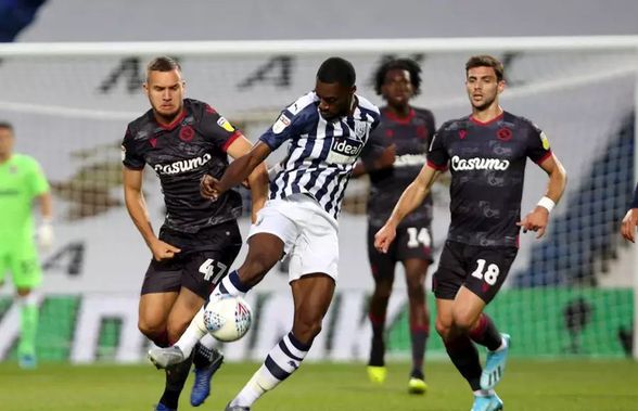 WEST BROM - READING 1-1 // George Pușcaș, cel mai slab dintre titulari: „Frustrat aproape tot meciul”