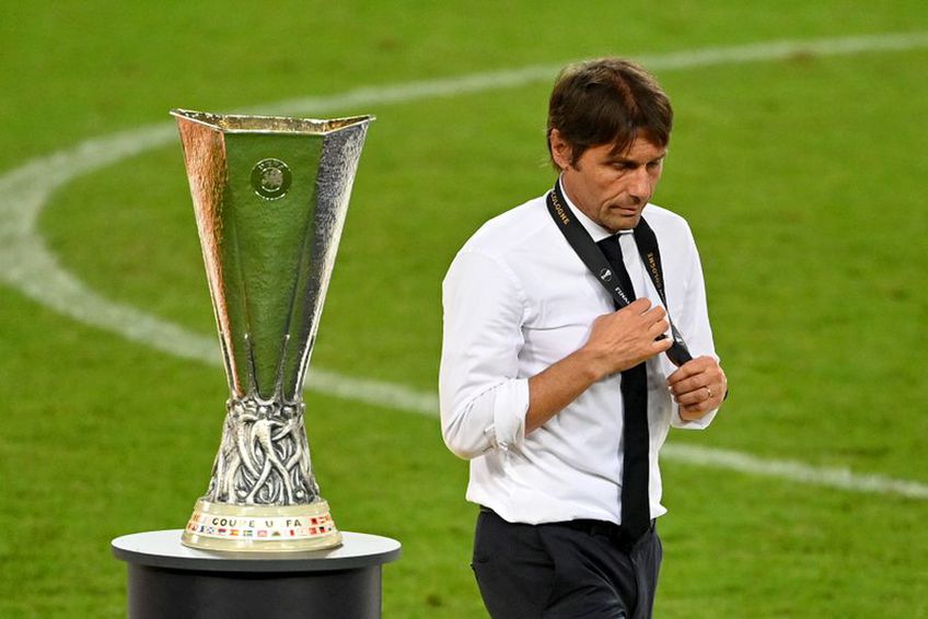 Antonio Conte a fost învins în finala Europa League // foto: Guliver/gettyimages