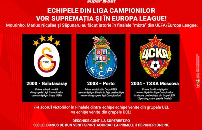 Echipele de la “Masa Bogaților” au vrut și banii din Cupa UEFA/Europa League! Dar au cam fost bătute în Finale!