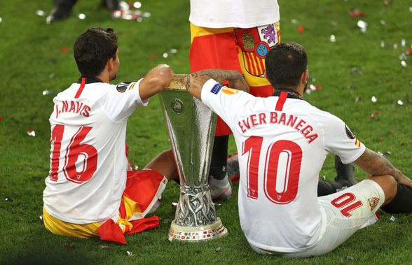 Ce gest impresionant! Căpitanul și antrenorul Sevillei le-au dedicat trofeul lui Puerta și Reyes. „Poarta cerului s-a deschis pentru Regi”