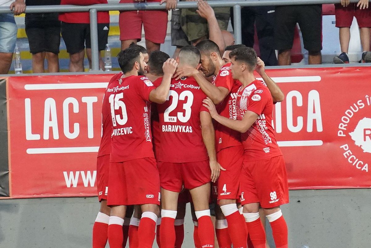 UTA Arad - FC Voluntari, 2-0. Arădenii își consolidează locul de play-off! Clasamentul ACUM