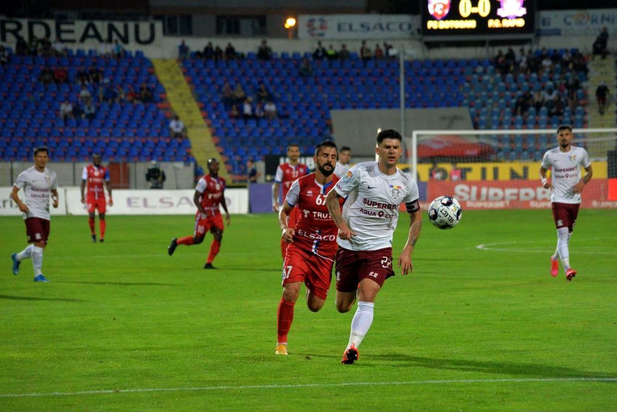 FC Botoșani - Rapid 0-2. Cu Rapidul nu e de glumit! Trupa lui Iosif mai face o minune și rămâne fără gol primit în noul sezon!