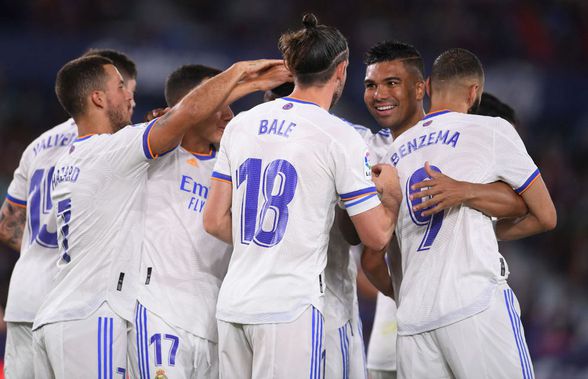 Spectacol cu 6 goluri în Levante - Real Madrid! Echipa lui Ancelotti nu reușește să profite de pasul greșit al Barcelonei