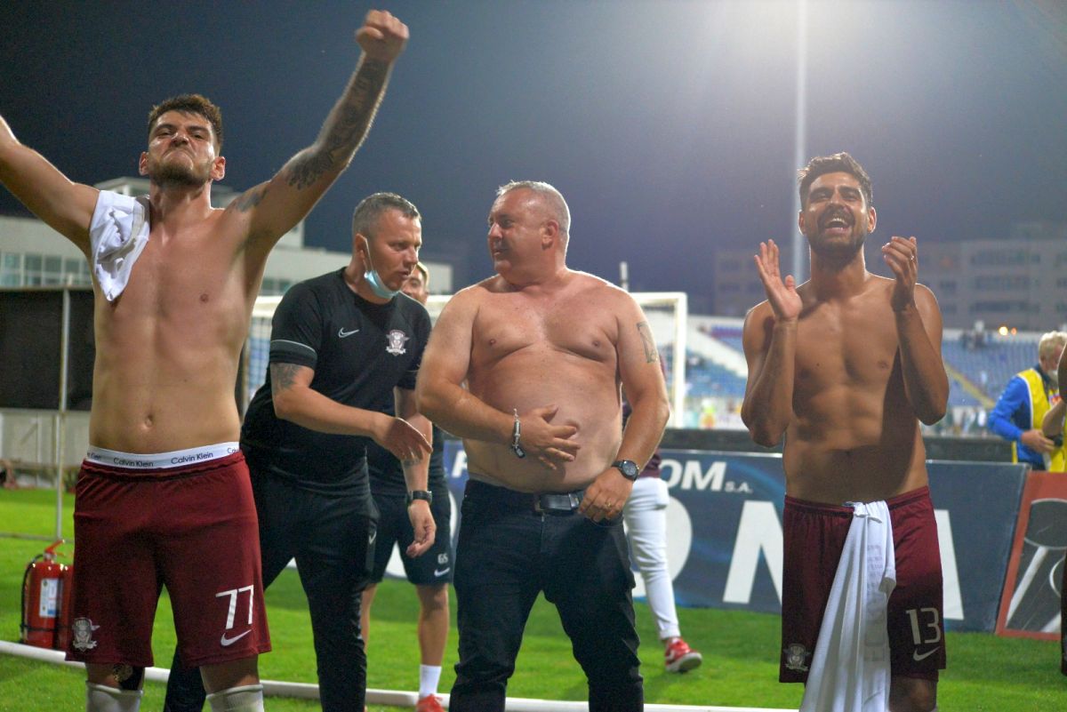 Rapidiștii s-au dezlănțuit după victoria de la Botoșani! Imagini senzaționale surprinse de fotoreporterul GSP