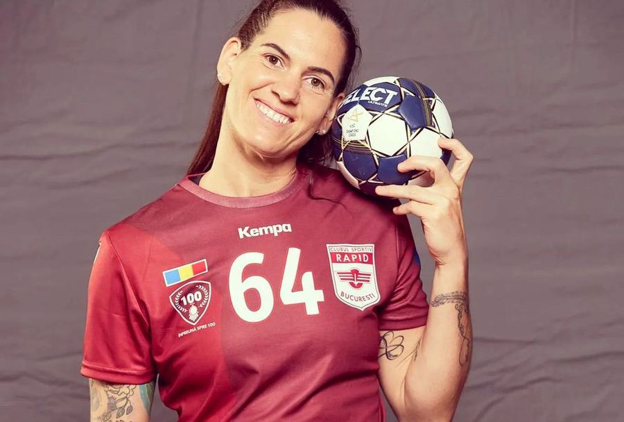 Alexandra Lacrabere în tricoul Rapidului Noul supertransfer de la Rapid. O campioană mondială și olimpică în Giulești: „Vreau Liga Campionilor, poate reușesc aici”