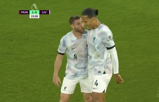 Victorie eroică! United o învinge pe Liverpool, care rămâne fără victorie în primele 3 etape. Milner și Van Dijk s-au certat pe teren!