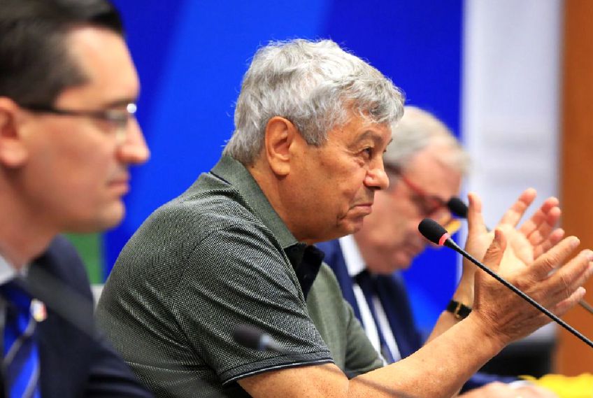 Mircea Lucescu, în momentul prezentării la echipa națională / FOTO: Ionuț Iordache (GSP.ro)