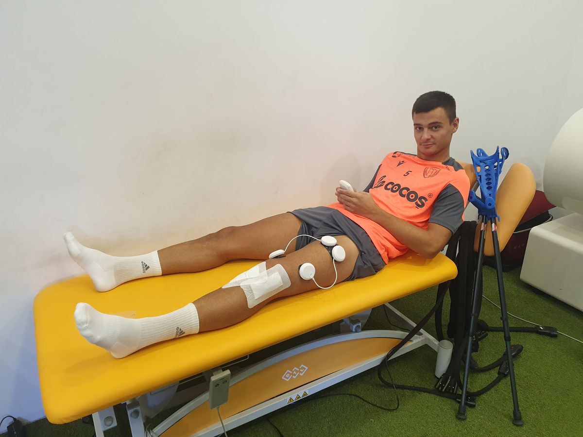 Valentin Țicu (Petrolul) la recuperare după accidentare