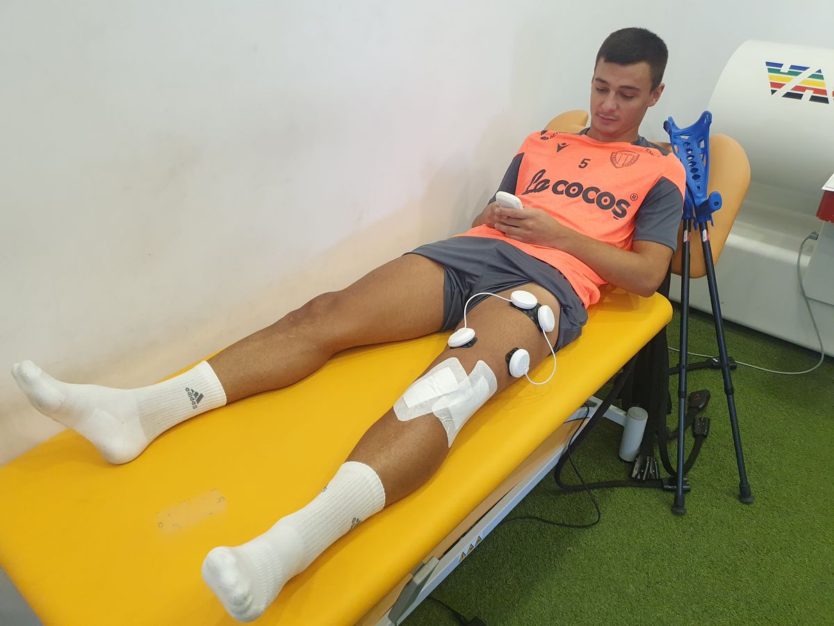 Valentin Țicu (Petrolul) la recuperare după accidentare