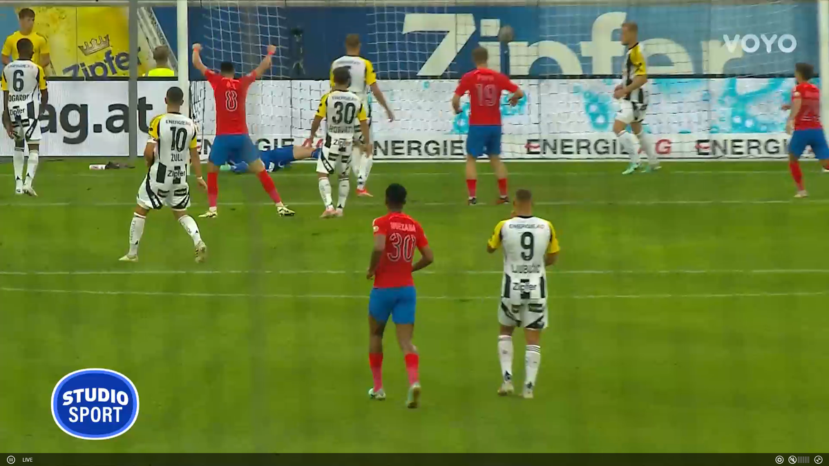 Crețu „i-a șocat” pe toți » Cum a egalat-o FCSB pe LASK Linz, în Austria