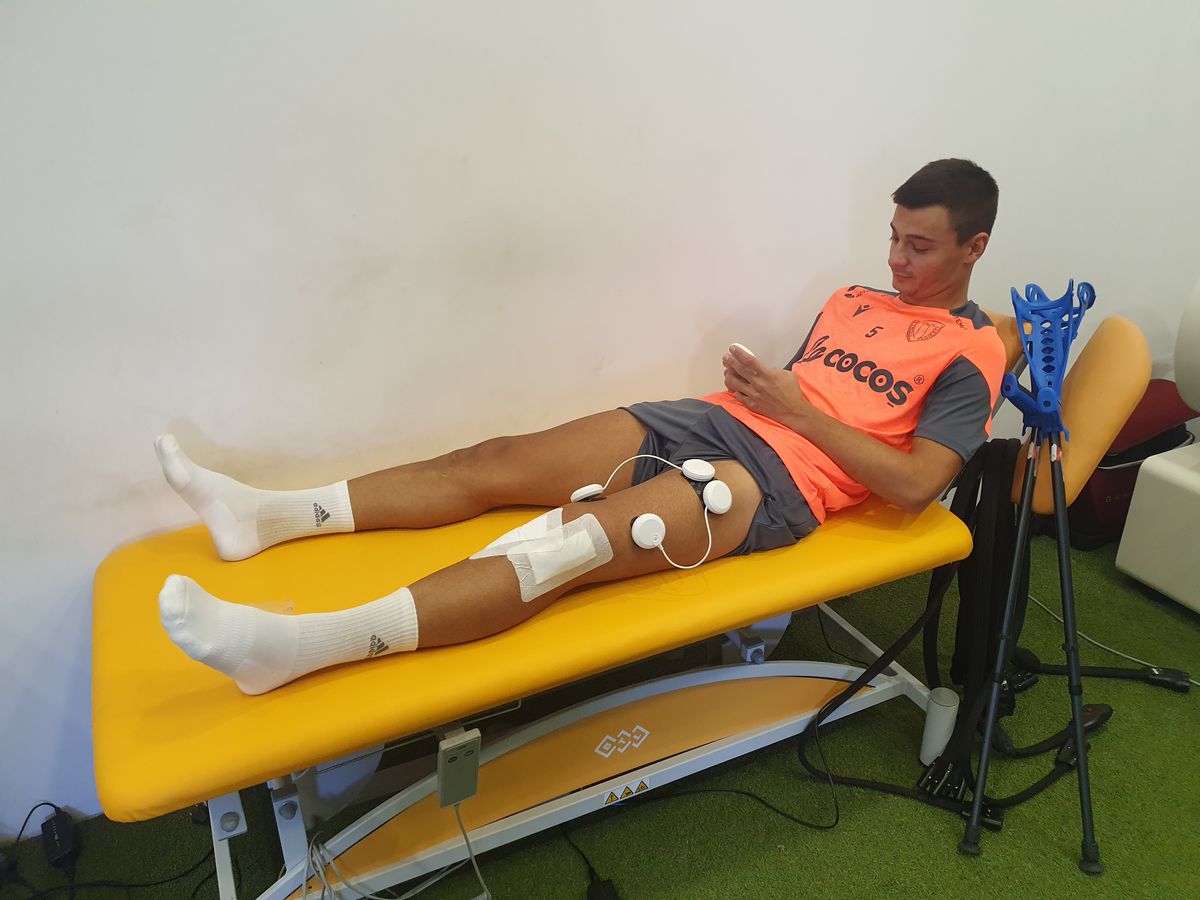 Valentin Țicu (Petrolul) la recuperare după accidentare