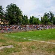 Așa arată în august stadionul din Câmpulung / Sursă foto: Facebook@ Muscelul Câmpulung