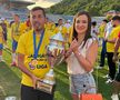 Claudiu Ciolan, în momentul promovării în Liga 2 / Sursă foto: Facebook