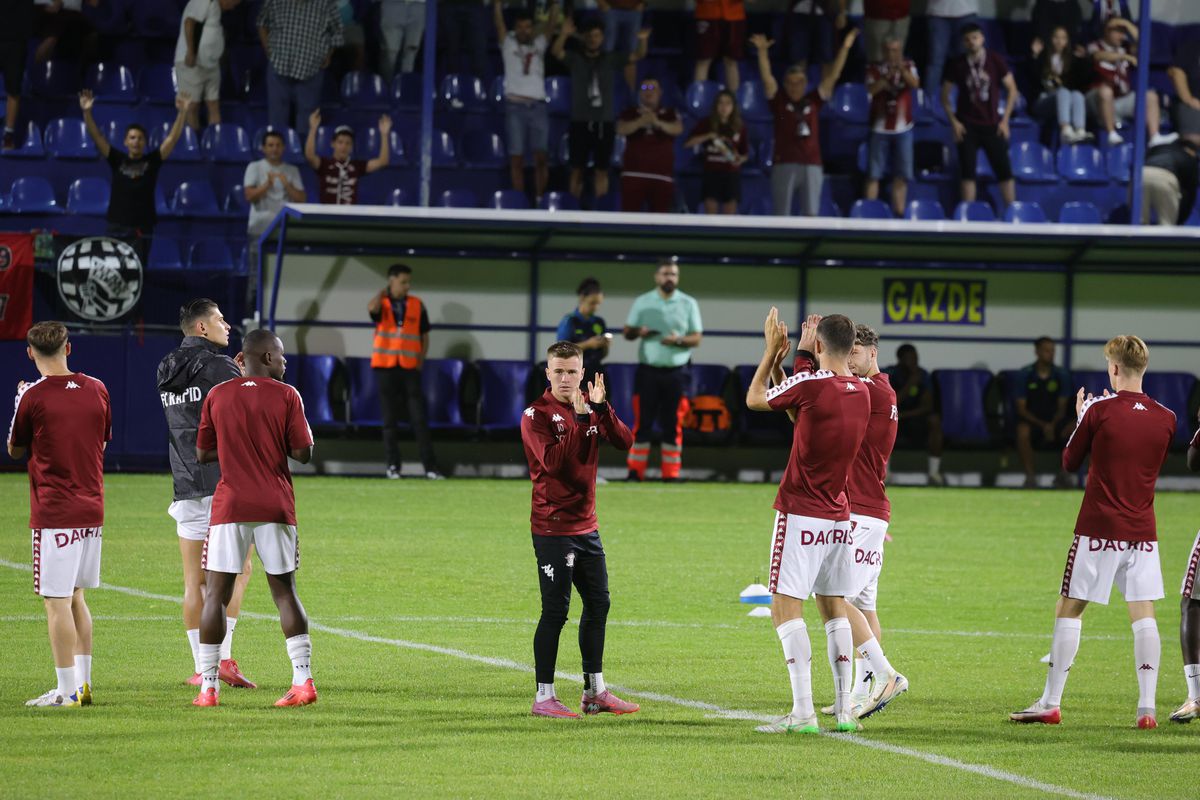 Metaloglobus - Rapid, imagini dinaintea partidei