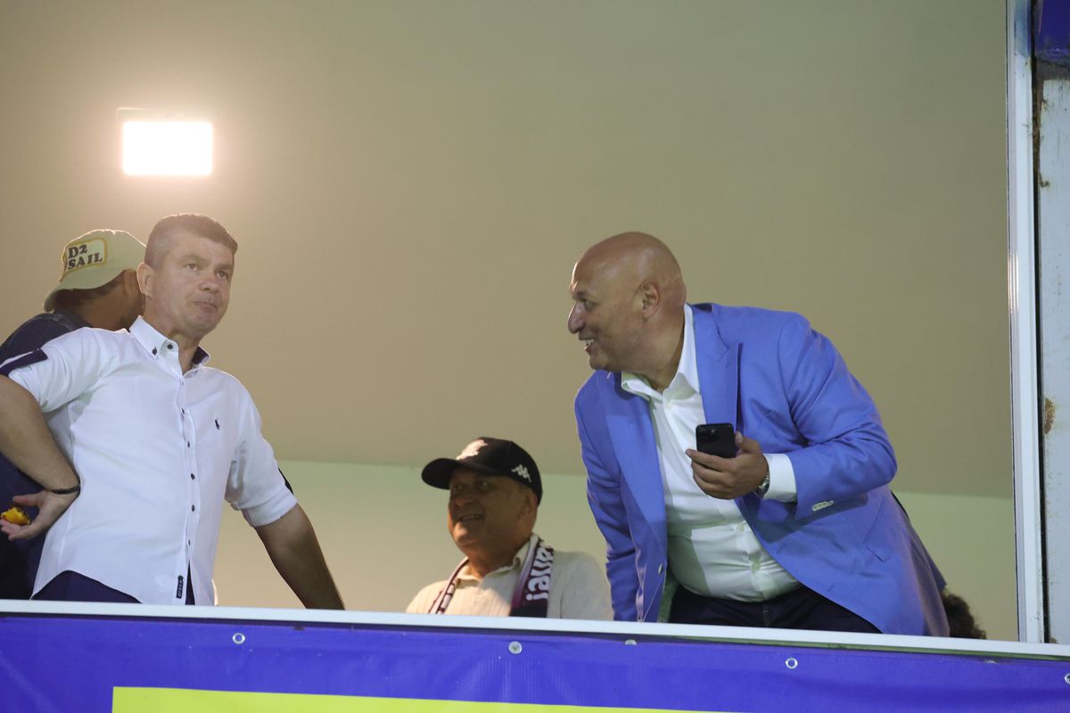 Surpriză! Dan Șucu a împărțit loja cu Gigi Corsicanu' la Metaloglobus - Rapid