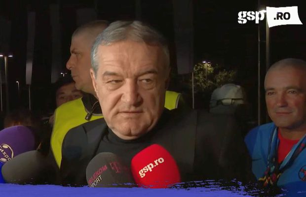 FCSB - CFR CLUJ // VIDEO Gigi Becali, la sosirea la stadion: „Să vedeți ce va păți CFR Cluj în Italia”