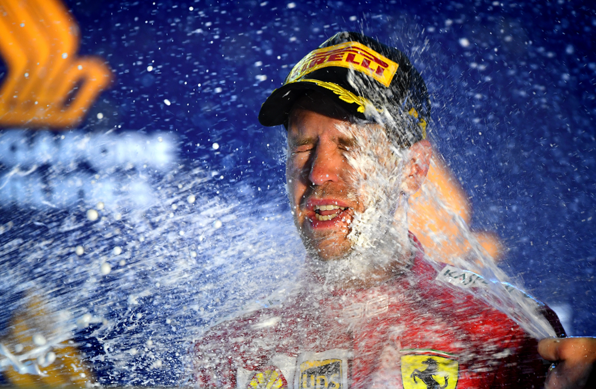 FORMULA 1 / SINGAPORE // FOTO  Sebastian Vettel și Charles Leclerc, primele locuri » Sărbătoare roșie cu mici înțepături