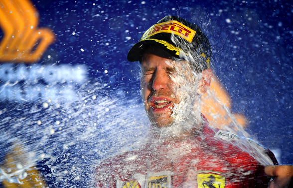 FORMULA 1 / SINGAPORE // FOTO  Sebastian Vettel și Charles Leclerc, primele locuri » Sărbătoare roșie cu mici înțepături