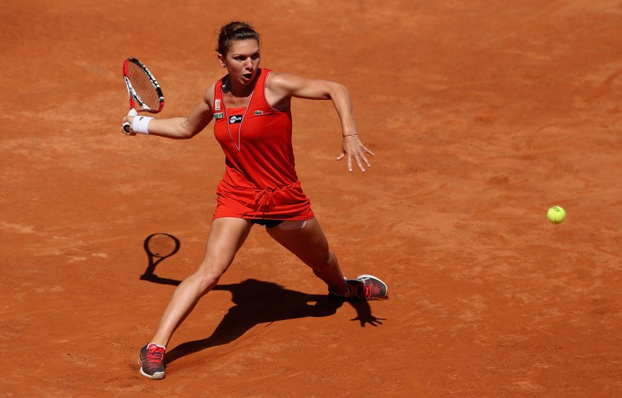 Simoan Halep în 2013 pe zgura de la Roma FOTO Guliver/GettyImages Simoan Halep în 2013 pe zgura de la Roma FOTO Guliver/GettyImages
