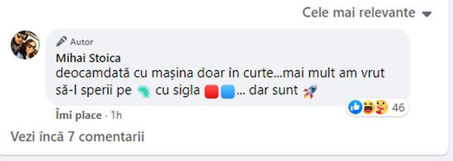 FCSB. Mihai Stoica, dat de gol? Fotografie controversată postată pe Facebook, la prima apariție după ce a fost testat pozitiv cu COVID-19