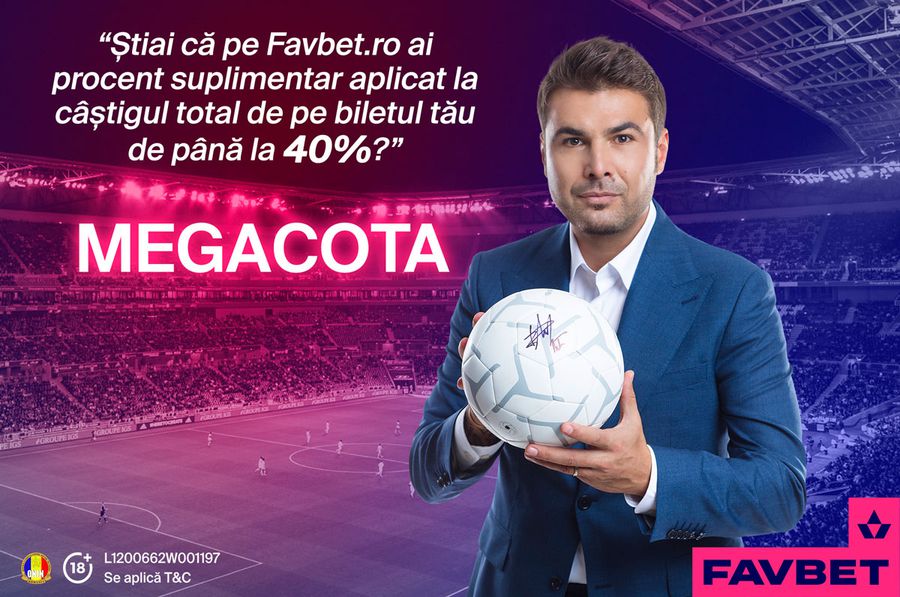 Vrei un câștig mai mare pe biletul tău de joc? ACUM, pe FAVBET.ro ai cel mai mare procent suplimentar la câștigul total de pe biletul tău de joc!