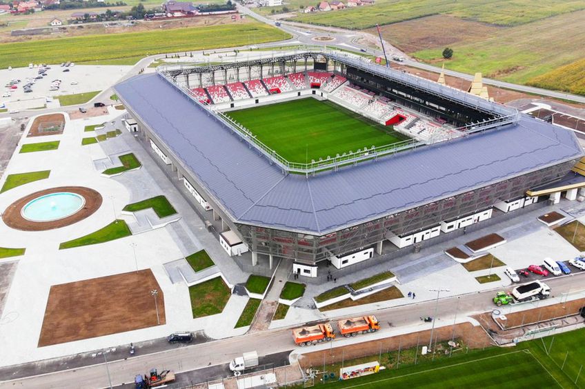 Noul stadion al clubului Sepsi OSK Sf. Gheorghe // foto: Facebook @ Sepsi OSK