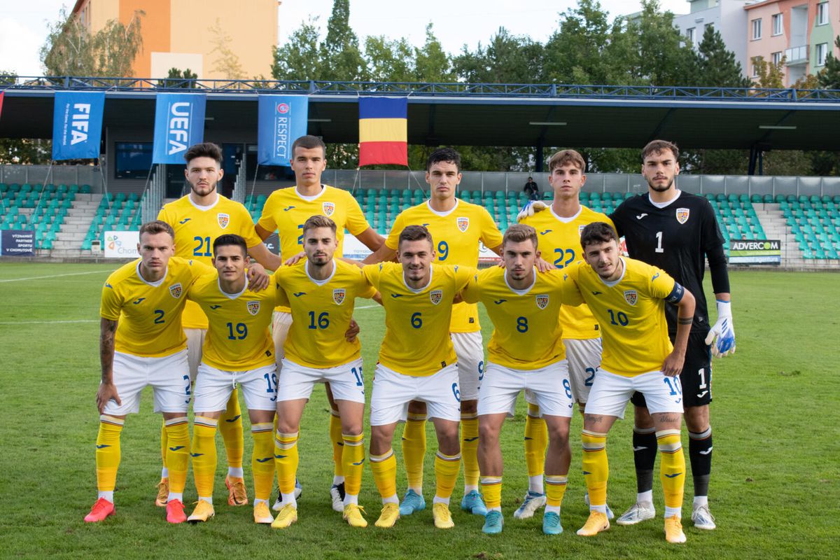 FOTO România U20 - Cehia U20 amical 22.09.2022