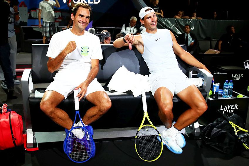 Roger Federer și Rafael Nadal // foto: Guliver/gettyimages