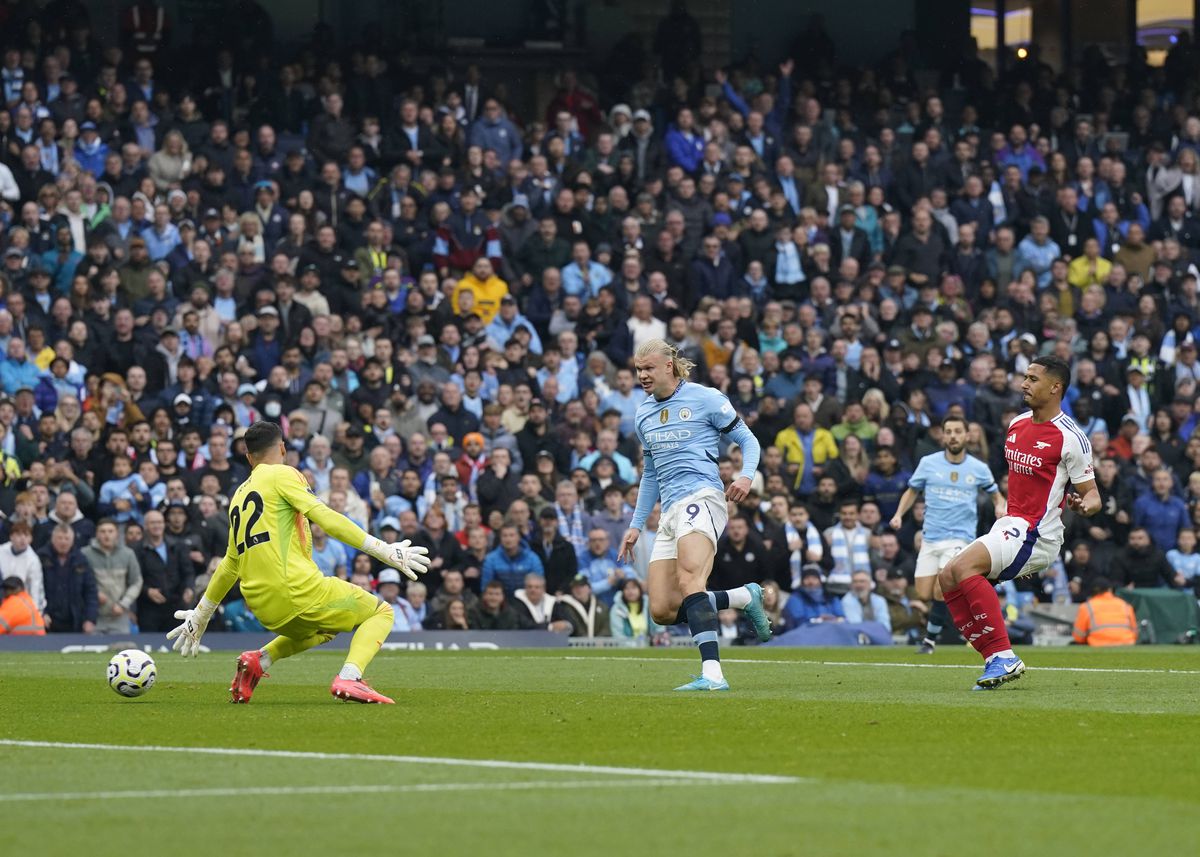 Erling Haaland, gol în City - Arsenal