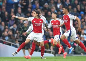 Manchester City - Arsenal, derby-ul etapei în Premier League » Oaspeții, rămași în 10, conduc pe Etihad