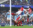 Gabriel Magalhaes, fundașul central a lui Arsenal, a marcat cu capul în derby-ul cu Manchester City, la căpătul unei scheme care a surprins apărarea adversă/ FOTO Imago Images