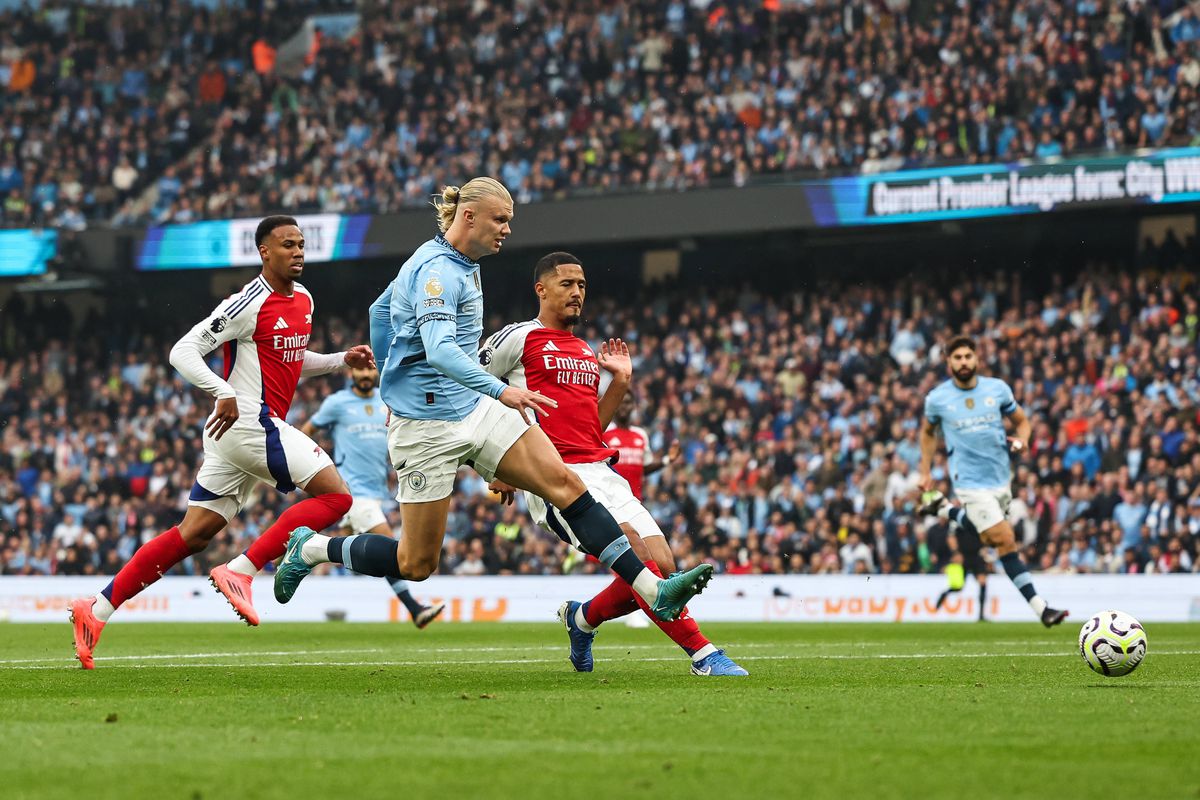 Erling Haaland, gol în City - Arsenal