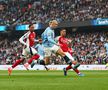 Erling Haaland, gol în City - Arsenal/ foto Imago Images