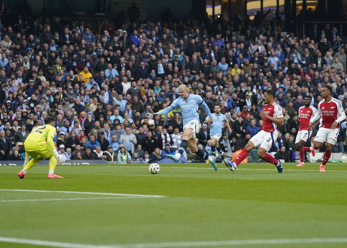 Erling Haaland, gol în City - Arsenal