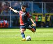 Ruslan Malinovskyi, mijlocașul ucrainean al lui Genoa, a suferit o accidentare gravă la piciorul drept în repriza secundă a meciului de la Venezia / Foto: Imago