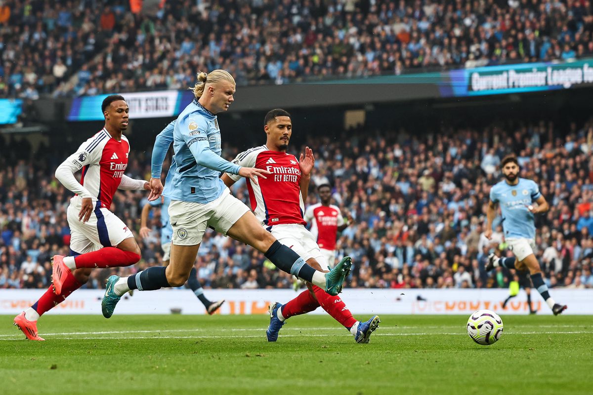 Erling Haaland, gol în City - Arsenal