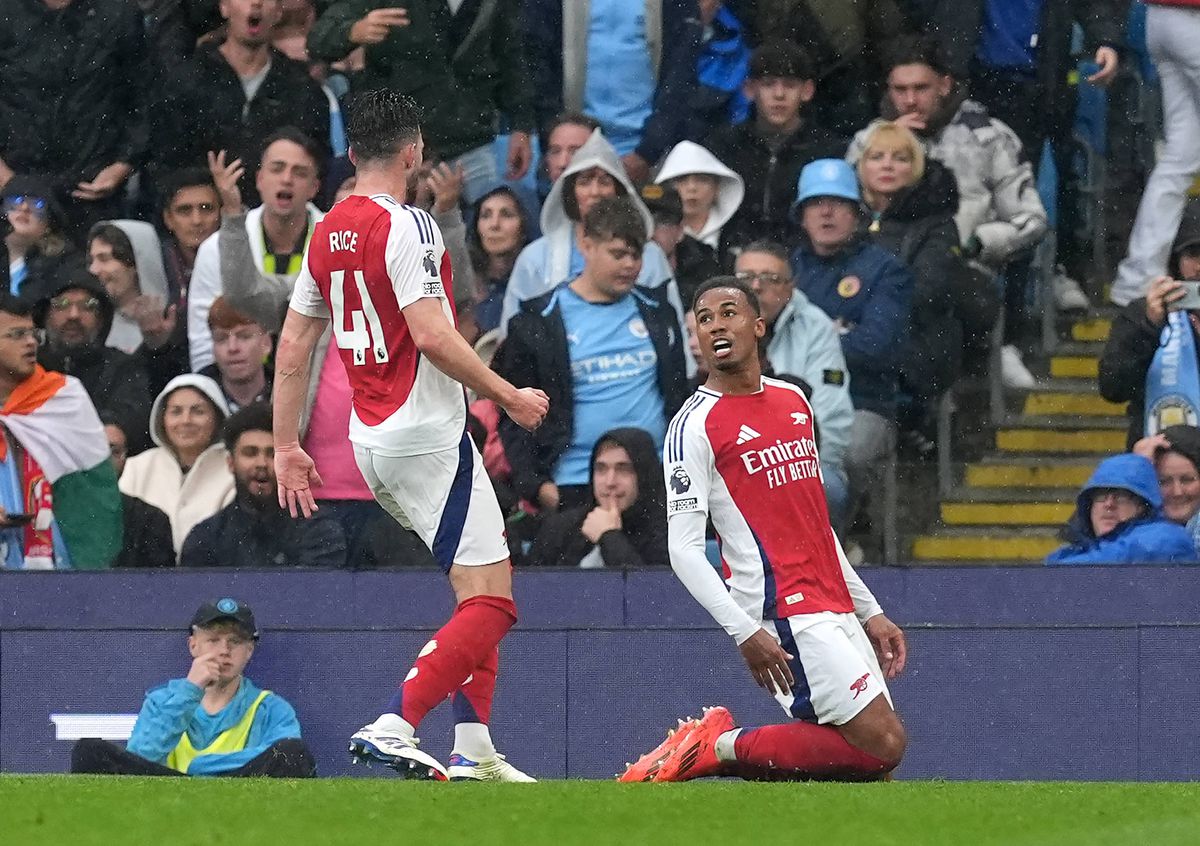 Golul lui Gabriel în Manchester City - Arsenal