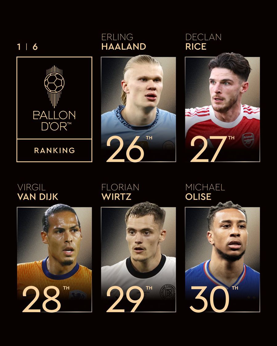 FOTO: X @Ballon D'Or Ousmane Dembele a câștigat Balonul de Aur 2025. A primit trofeul de la Ronaldinho