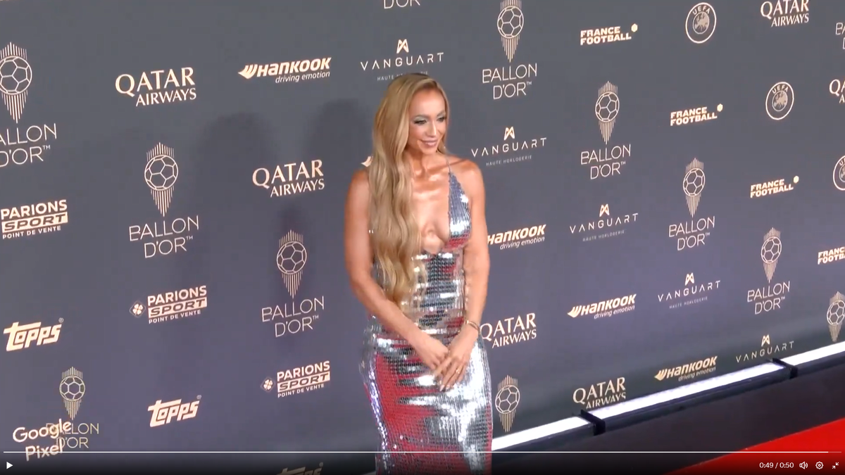 Kate Scott, la gala Balonului de Aur